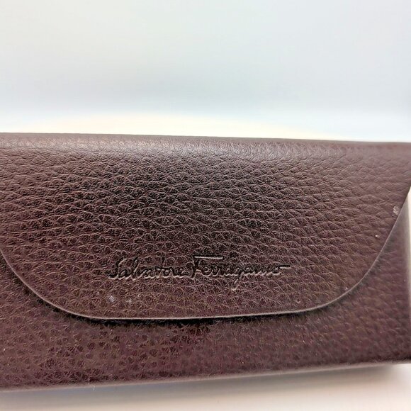 Salvatore Ferragamo Authentic Leather Designer Glasses/Sunglasses Case - Picture 2 of 8
